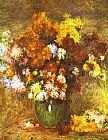 Pierre Auguste Renoir Bouquet of Chrysanthemums painting